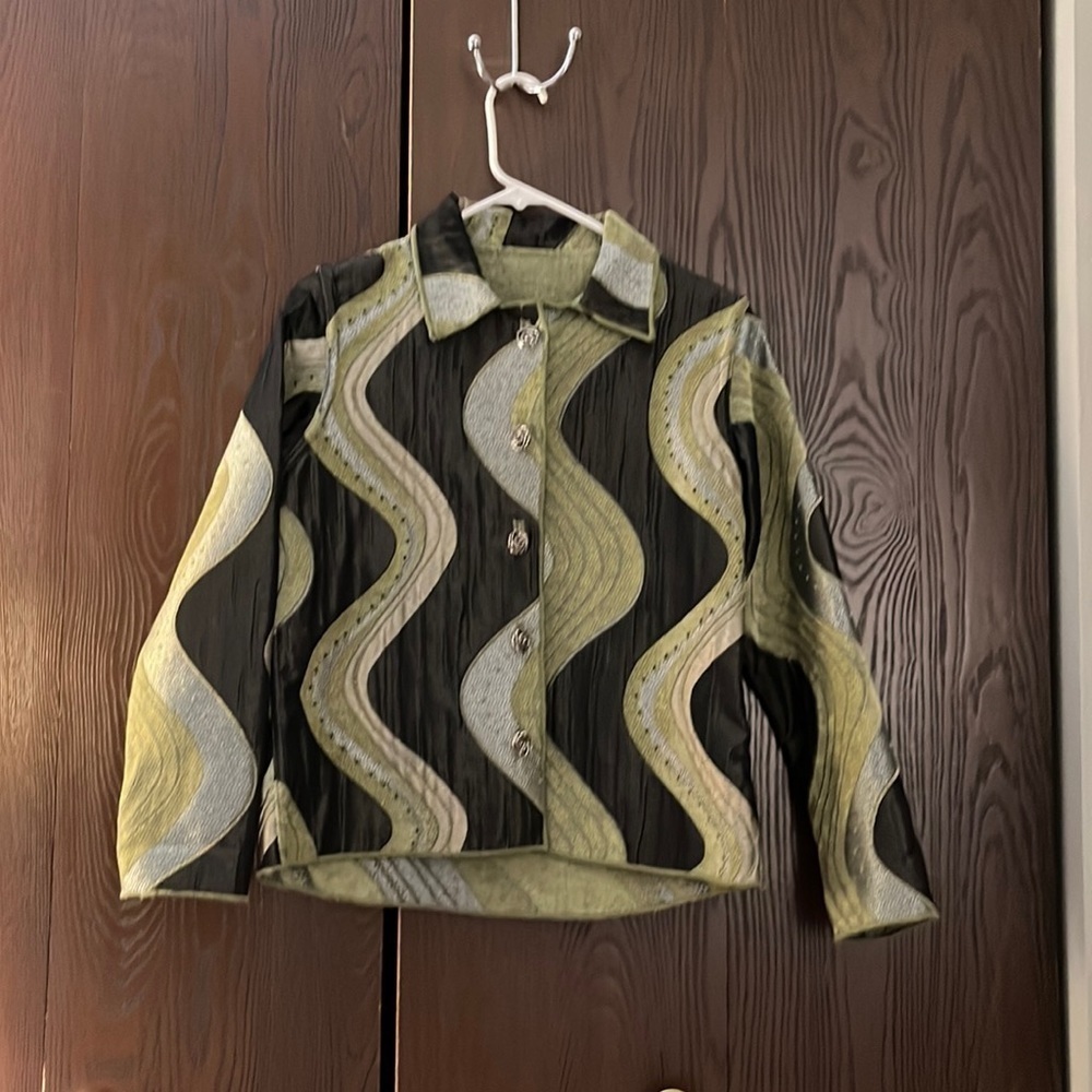 Trimdin Milano artisan,reversible jacket. Size XS/S